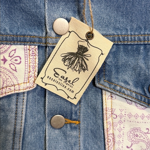 Easel Jean Jacket * NEW WITH TAGS* - Picture 5 of 8